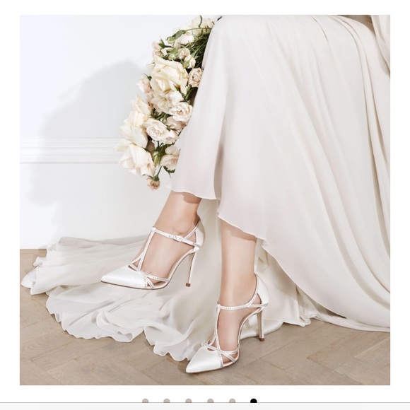 Lk Bennett Shoes Benedetta Ivory Satin Size 38 Poshmark